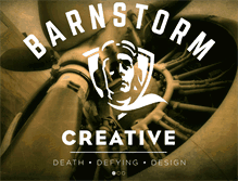 Tablet Screenshot of barnstormcreative.com
